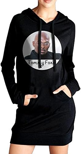 Martin Actor Tommy Ford Women's Long Hoodies Kanga Pocket