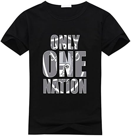 Fanging Men's Raider Nation Casual Crew Neck Custom Print T Shirts