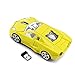 CHUYI Cool Sports Car Shape Wireless Optical Mouse 1600DPI Portable Cordless Mice with USB Receiver for Office School Home Travel for PC Laptop Computer Gift (Yellow)