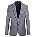 Pishon Men's Blazer Jacket Lightweight Casual Slim Fit One Button Sport Jackets