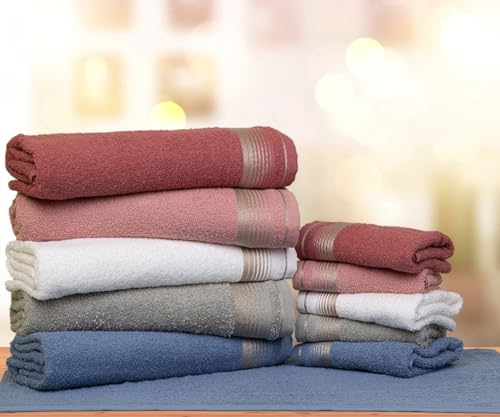 Kit Com 4 Toalhas de Rosto Gigante Alta Absorção Sublime 45x70cm - Central Toalhas (KIT 1)
