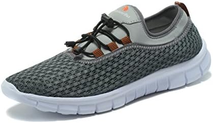 Fortunebus Men’s Running Shoes Casual Sneakers Lightweight Breathable Walking Athletic (11US/45EU, Grey)