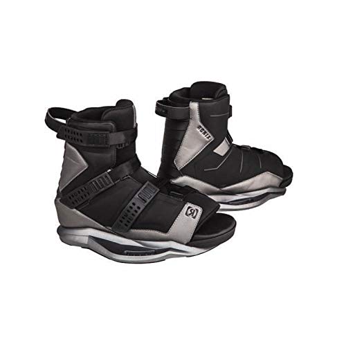 Ronix Wakeboard Bindings Anthem Boot Black Black Chrome 7 5 11 5 ronix-wakeboard-bindings-anthem-boot-black-black-chrome-7-5-11-5