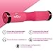 Barbell Squat Pad for Women & Pair of Gym Ankle Straps for Cable Machines - Pink Hip Thrust Squat Sponge & 2 Leg Kickback Straps Gym Bundle - Fitness Gift Accessories with Velcro Straps & Carry Bag
