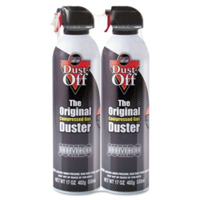 Dust-Off 17 oz Compressed Gas Duster, 2 Pack (DPSJMB2)