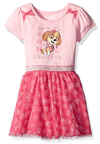 paw patrol birthday dress PAW Patrol Toddler Girl Skye Everest Gradient Ruffle-hem Dress Purple, Purple / 5-6 Years main image 1
