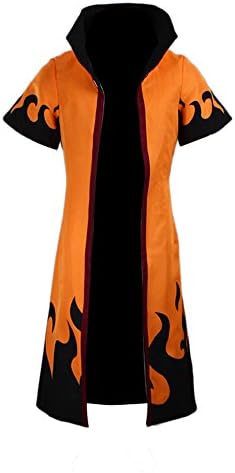 Souler De-Cos Cosplay Costume Uzumaki Naruto Rokudaime 6th Hokage Cloak/Robe