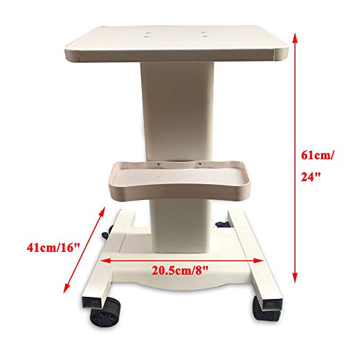 Cozyel Professional Beauty Rolling Iron Trolley Cart Salon Equipment Spa Service Instrument Hairdressing Storage Tray Trolley - Thumbnail 6