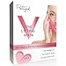 PRETTYVOL V Line Face Lifting Mask, Chin Up Patch Facial Mask for Tightening and Firming Skin, Moisturizing and Smoothening V Shape Tape and Double Chin Reducer, Pack of 5