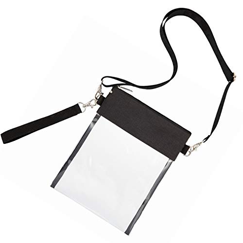 GreenPine Clear Crossbody Purse Bag NFL,NCAA Stadium Approved Clear