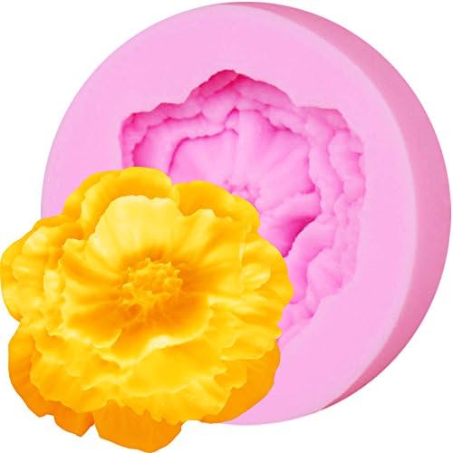 Flower Peony Silicone Mold Cake Fondant Mould Chocolate Pastry Molds For Kitchen Baking Cake Decorating