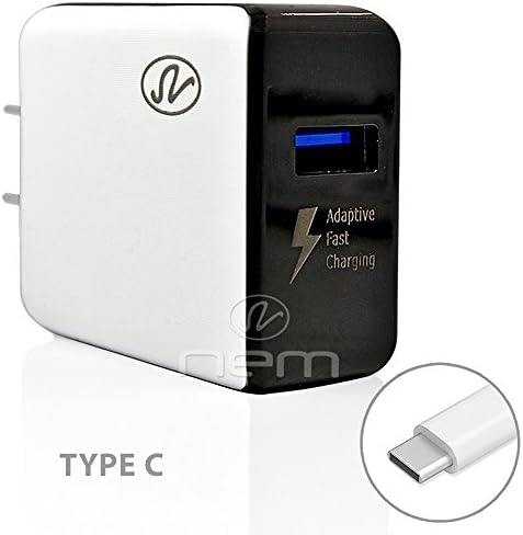 Sony Xperia XA2 Ultra Charging Kit, Adaptive Fast Charging with Quick Charge Type-C Home Charger [1x Wall Adapter + 3 Feet TYPE C USB] Data Fast Charging Cable - WHITE
