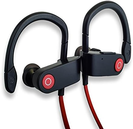 Wireless sports bluetooth headphones Best Wireless earbuds w/Mic Waterproof Stable Fit In Ear Earphones Noise Isolating Stereo Headset 8-Hour Working Time for Running Workout Gym(Upgraded) (black)