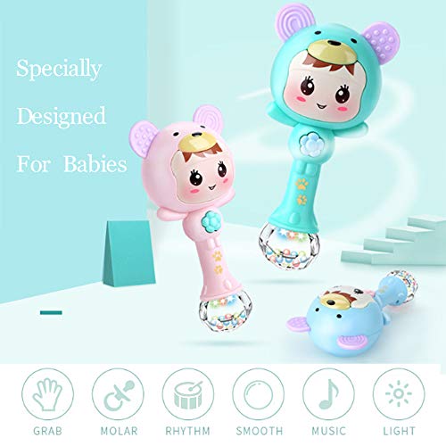 LOFEE Baby Toys 3-12 Months Musical Toy for 6-12 Months Baby Boy, Infant Toy Rings Baby Toys Teething Rattle Toy for 12-18 Months Toy for 3-8 Months Infant Girl Birthday Present for 12-24 Months Baby