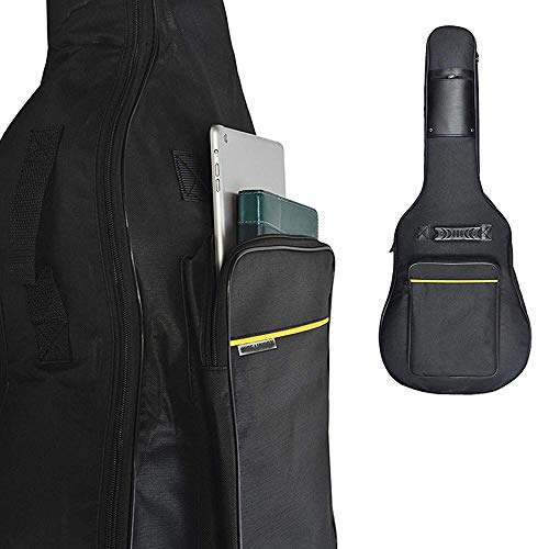 image for GLEAM Guitar Gig Bag - 0.3 Inch Sponge Padding Fit 41 Inch Acoustic Wa