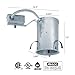 Juno 5 Inch Incandescent Ceiling Light Housing for Remodel, IC Rated Recessed Light, Damp Location UL Listed Can Lighting, Includes Push-in Electrical Connectors