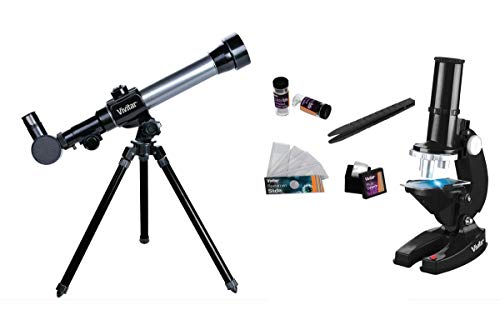Vivitar VIV-TELMIC-20 20x/30x/40x Telescope and Microscope Kit (Black)