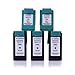 Hp 74xl Cb336wn & Hp 75xl Cb338wn Remanufactured Ink Cartridge (3 Black & 2 Color) 5 Pack for Hp Photosmart Series Printer