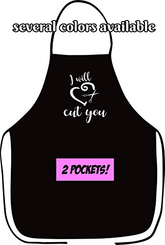Hair Stylist Apron Hairdresser Apron Custom Smock I Will Cut You