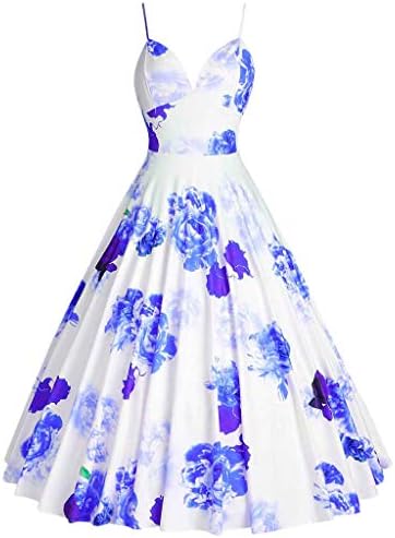 Daylin Women Newest Dress Printing Chiffon Sleeveless Bohemia Large Size A-line Elegant Knee-Length Vintage S~5XL