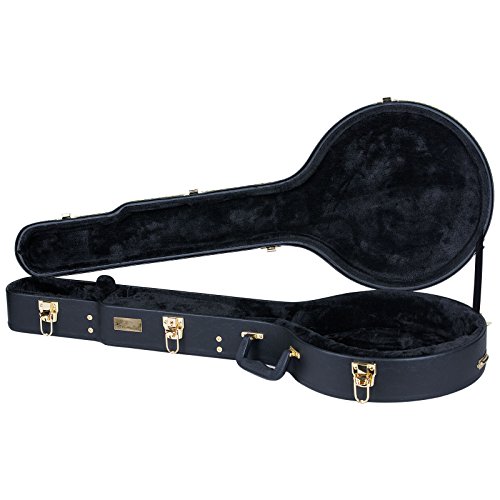 Golden Gate C-1536 Premier Hardshell 4 or 5-String 12 Inch Openback Banjo Case