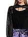 SweatyRocks Women's Solid Black Long Sleeve Pullover Crop Top Hoodie