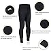 Wonderience Men Hot Neoprene Sauna Sweat Pants Slimming Body Shaper for Weight Loss Hot Thermo Leggings Workout Pants (Black, XX-Large)