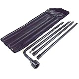Spare Tire Tool Kit with Case for 1999-2018 Compatible with Chevy Silverado 1500 & GMC Sierra 1500 Tire Iron Lug Wrench, 4 piece Tool Kit to Lower Spare Tire (1999-2019 2500 HD and 3500 HD)