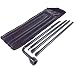 Spare Tire Tool Kit with Case for 1999-2018 Compatible with Chevy Silverado 1500 & GMC Sierra 1500 Tire Iron Lug Wrench, 4 piece Tool Kit to Lower Spare Tire (1999-2019 2500 HD and 3500 HD)