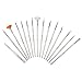 GREEN FABWOOD 15pcs Nail Art Painting Pen Brush
