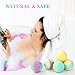 Liberex Bath Bombs Kit - Bomb Cosmetics with Organic Natural Essential Oils, Relax and Moisturize Dry skin, Gift set for Her, Mum, Women and Girls, 6 Scents x 100g