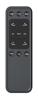 Irvine Home Collection Replacement Remote for FS200 and AQ200 Series Adjustable Bed Base for Irvine Home Collection