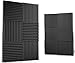 12 pack Acoustic Panels - Acoustic Foam Panels - Sound Proof Studio foam Sound Dampening noise Sound Deadening foam Sound Panels wedges Soundproof Sound Insulation Absorbing 1