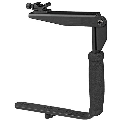 Rotating Flash Bracket Arm Multiple Positions For Canon, Nikon, Sony, Samsung, Fujifilm, Fuji, Olympus, Panasonic, Pentax DSLR Digital SLR Camera Video Camcorder