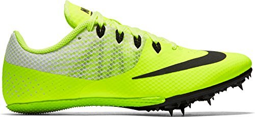 Nike Men's Zoom Rival S 8 Track Spike Volt/Black-white - 6.5 D(M) US