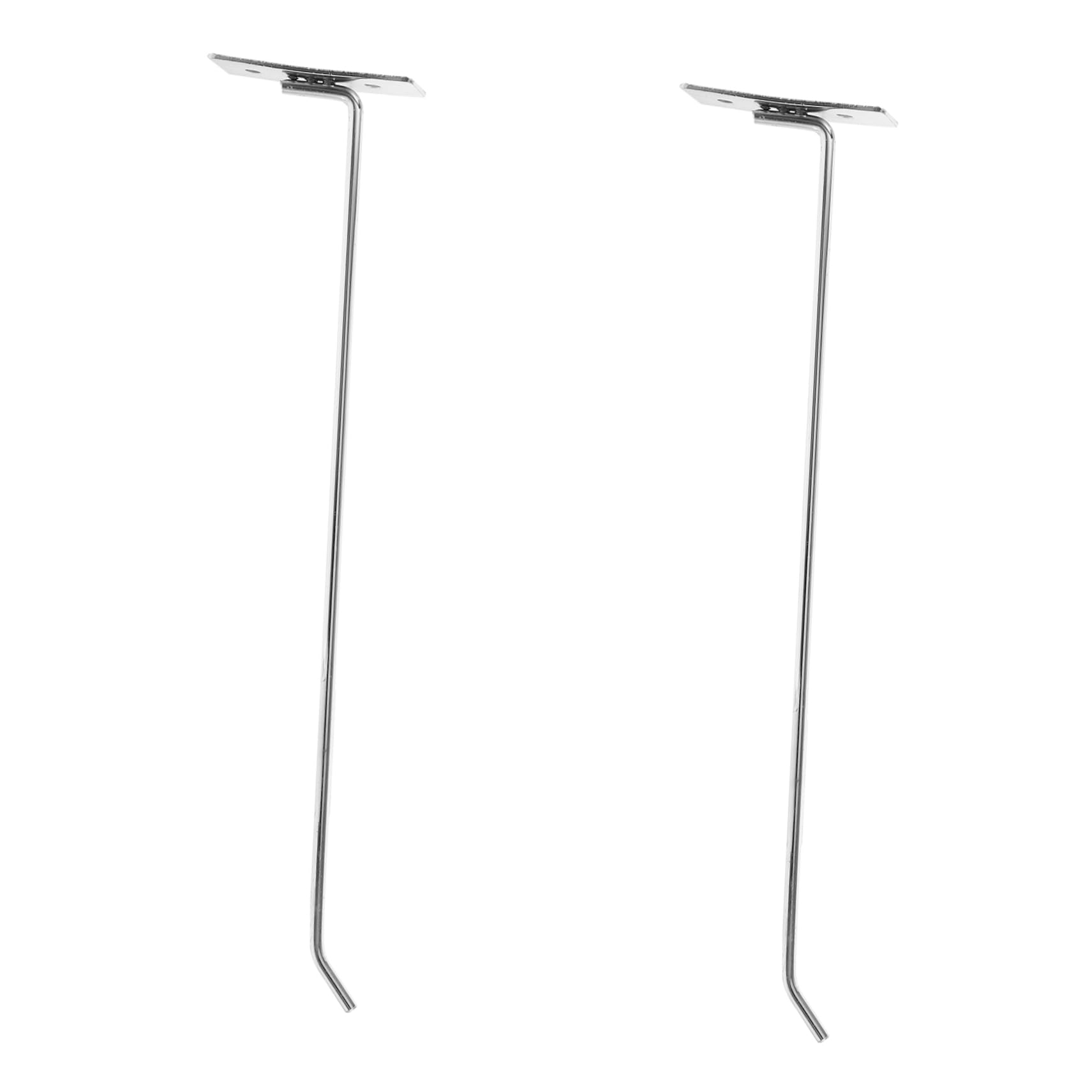 Milisten 2pcs Metal Pegboard Hooks for Wall Mounted Storage for Organizing Tools and Accessories Home Garage Studio Supermarket Display