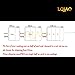 LQIAO Fluorescence Gold Sequin Fabric Flip Up Mermaid Reversible Color Changing Strips Shimmer Sequin Fabric by the Half of Yard Wedding/Pillow Cover/Dress Home DIY