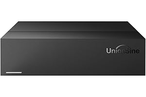 UnionSine 8TB Desktop External Hard Drive 3.5" USB3.2 Gen2 Type-C HDD Storage for MAC,PC,Desktop,TV,PS4-HD3511