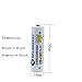 GEILIENERGY Solar Light AA Ni-CD 1000mAh Rechargable Batteries,AA Rechargeable Batteries for Solar Lights Solar Lamp(Pack of 4)