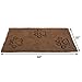 PUPTECK Super Absorbent Dog Doormat - Non Skid Microfiber Pet Door Runner Mat Brown XL