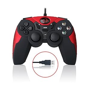 Redragon Seymour G806 12 Buttons, 4-Way D-Pad Wired Gamepad PC (Black)