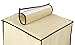 Ziz Home Hanging Closet Organizer | 5 Shelf Beige | Closet Hanging Organizer | Closet Organizer Hanging Shelves | Sweater Hanging Organizer | Hanging Clothes Storage Box Hanging Shelf Closet Organizer (1)