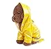 TOPSUNG Dog Raincoat Pet Poncho with Hood Waterproof Rain Coat Jacket for Small Dogs