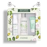 CaudalÃe Beauty Elixir Set. Refreshing Beauty Elixir (100ml), Gentle Instant Foaming Cleanser (50ml), and Moisturizing Vinopure Skin Perfecting Mattifying Fluid (15ml).