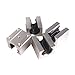 Vktech 4 Pcs Aluminum Open Linear Router Motion Bearing Solide Block (SBR16UU 16mm)