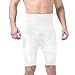 Haseil Men's Body Shaper Tummy Control Slimming Hi-Waist Stretch Shapewear Shorts, White, Medium