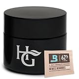 Herb Guard - Quarter Oz Airtight Container & Smell Proof Stash Jar (100ml) Bonus Humidity Pack Keeps Goods Fresh for Months