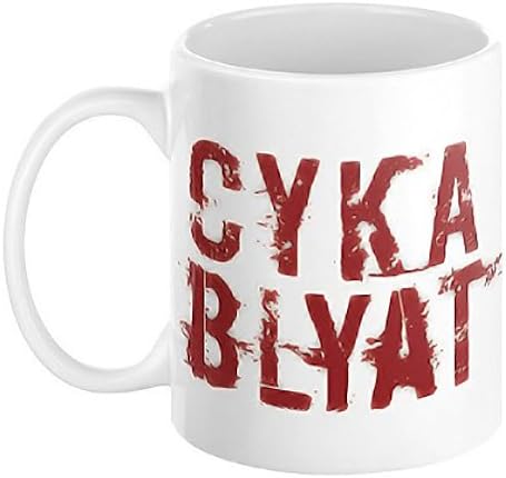CYKA BLYAT Coffee Mug (11oz, White)