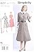 Simplicity 8251 1950's Vintage Dress Sewing Pattern, Sizes 16-24
