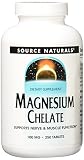 Source Naturals Magnesium Chelate - Supports Nerve & Muscle Function - 250 Tablets